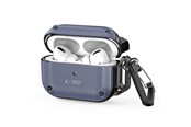 Puhelin - Kannet ja kotelot - Tech-Protect  Rough Hook Case with Carabiner for Apple AirPods Pro 1/2 - Blue - 5906302376308