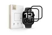 Puhelintarvikkeet - Näytönsuojat - Tech-Protect Glass Flex+ 2-pack Hybrid Glass for Apple Watch 10 46mm - Black - 5906302318902