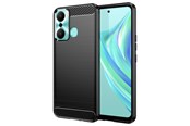 Puhelin - Kannet ja kotelot - Hurtel Carbon Case Case for Infinix Hot 20 Play Flexible Silicone Carbon Cover Black - 9145576275443