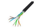 Verkkokaapelit - Lanberg bulk cable - black - Musta - LCU6-10CC-0305-BK
