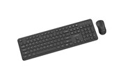 Näppäimistöt - Gembird Slim Pro Business - keyboard and mouse set full size - QWERTY - US - black Input Device - Näppäimistö ja Hiirisetti - Englanti (US) - Musta - KBS-WPS-01