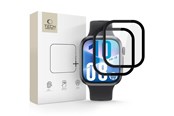 Puhelintarvikkeet - Näytönsuojat - Tech-Protect Glass Flex+ 2-pack Hybrid Glass for Huawei Watch Fit 4 - Black - 5906302319060
