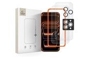 Puhelintarvikkeet - Näytönsuojat - Tech-Protect Easy Set+ 3-pack Tempered Glass for iPhone 16 Pro Max / 17 Pro Max - Clear - 5906302319299