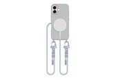 Puhelin - Kannet ja kotelot - Tech-Protect  MagNecklace MagSafe Case for iPhone 16 - Gray - 5906302370320