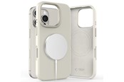 Puhelin - Kannet ja kotelot - Tech-Protect Silicone PU MagSafe Case for iPhone 16 Pro - Beige - 5906302372584