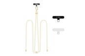 Puhelin - Kannet ja kotelot - Tech-Protect C7S Rope Crossbody Strap - Beige - 5906302372058