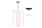 Puhelin - Muut lisävarusteet - Tech-Protect  C7S Rope Crossbody Strap - Pink - 5906302376636