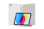 Tabletti - Kannet & Suojakotelot - Tech-Protect C Pen Hybrid Case for iPad 10 / 2022 - Gray - Transparent - 5906302372133