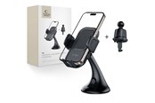 Puhelin - Muut lisävarusteet - Tech-Protect V8 Car Mount for Dashboard and Air Vent - Black - 5906302371372