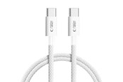 USB kaapelit - Tech-Protect Ultraboost Lite USB-C PD60W/3A Cable 100 cm - Grey - 5906302380909