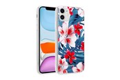 Puhelin - Kannet ja kotelot - CRONG Flower Case – iPhone 11 Case - Pattern 03 - CRG-FLR-IP11-03