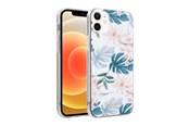 Puhelin - Kannet ja kotelot - CRONG Flower Case - iPhone 12 Mini Case - pattern 01 - CRG-FLR-IP1254-01