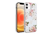 Puhelin - Kannet ja kotelot - CRONG Flower Case - iPhone 12 Mini Case - pattern 02 - CRG-FLR-IP1254-02