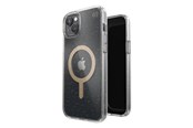 Puhelin - Kannet ja kotelot - Speck Presidio Perfect-Clear with Glitter + MagSafe - iPhone 15 Plus / 14 Plus Case with MICROBAN Coating - Clear / Gold Glitter - 150121-9221