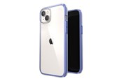 Puhelin - Kannet ja kotelot - Speck Presidio Perfect-Clear with Impact Geometry - iPhone 15 Plus / 14 Plus Case with MICROBAN Coating - Clear / Grounded Purple - 150124-9862