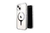 Puhelin - Kannet ja kotelot - Speck Gemshell Grip + MagSafe - Case for iPhone 17e / 16e / 15 / 14 / 13 - Clear / Chrome Finish - 150494-3223