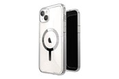 Puhelin - Kannet ja kotelot - Speck Gemshell Grip + MagSafe - Case for iPhone 15 Plus / iPhone 14 Plus - Clear / Chrome Finish - 150512-3223