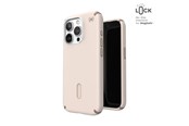 Puhelin - Kannet ja kotelot - Speck Presidio2 Pro ClickLock & MagSafe - iPhone 15 Pro Case - Bleached Bone / Heirloom Gold / Hazel Brown - 150446-3214