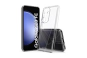 Puhelin - Kannet ja kotelot - CRONG Crystal Shield Cover - Samsung Galaxy S23 FE Case - Transparent - CRGCSHCSGS23FETRS