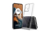 Puhelin - Kannet ja kotelot - CRONG Crystal Shield Cover - Motorola Moto G34 Case - Transparent - CRGCSHCMOG34TRS
