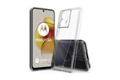 Puhelin - Kannet ja kotelot - CRONG Crystal Shield Cover - Motorola Moto G73 Case - Transparent - CRGCSHCMOG73TRS