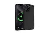 Puhelin - Kannet ja kotelot - CRONG Color Cover Magnetic - iPhone 15 Pro Max MagSafe Case - Black - CRGCOLRMIP1567PBLK