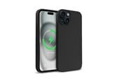 Puhelin - Kannet ja kotelot - CRONG Color Cover Magnetic - iPhone 15 MagSafe Case - Black - CRGCOLRMIP1561BLK