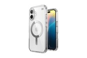 Puhelin - Kannet ja kotelot - Speck Presidio Perfect-Clear MagSafe - iPhone 16 Case - Clear / Chrome Finish / Serene Silver - 150757-3240