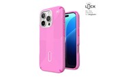 Puhelin - Kannet ja kotelot - Speck Presidio2 Grip ClickLock & MagSafe - iPhone 16 Pro Case - True Pink / Shocking Pink / White - 150701-3249