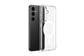 Puhelin - Kannet ja kotelot - CRONG Crystal Shield Magnetic - Samsung Galaxy S25 MagSafe Case - Clear - CRGCSHMSGS25TRS