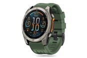 Smartwatch - Lisävarusteet - Tech-Protect Silicone Strap for Garmin Fenix 5S / 5S PLUS / 6S / 6S Pro / 7S / 8 (43 MM) - Green - 5906302377268