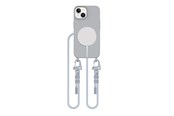 Puhelin - Kannet ja kotelot - Tech-Protect MagNecklace MagSafe Case for iPhone 15 - Gray - 5906302375981