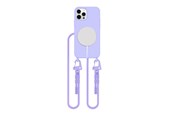 Puhelin - Kannet ja kotelot - Tech-Protect MagNecklace MagSafe Case for iPhone 12 / 12 Pro - Lavender - 5906302376131