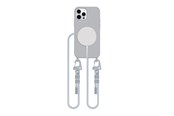 Puhelin - Kannet ja kotelot - Tech-Protect MagNecklace MagSafe Case for iPhone 12 / 12 Pro - Gray - 5906302376148
