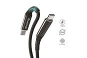 Puhelin - Adapterit & Laturit - CRONG Armor Link - 100W PD 5A USB-C to USB-C Cable 120cm - Black - CRG-AL120USCC-BLK