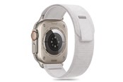 Smartwatch - Lisävarusteet - Tech-Protect Nylon Stripe Strap for Apple Watch 6 / 7 / 8 / 9 / 10 / SE / Ultra 1 / 2 (44 / 45 / 46 / 49 MM) - Gray - 5906302370849