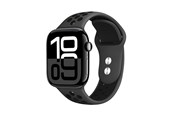 Smartwatch - Lisävarusteet - CRONG Duo Sport - Apple Watch Band 38/40/41/42 mm - Gray/Black - CRG-40DSB-BLK