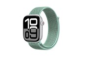 Smartwatch - Lisävarusteet - CRONG Nylon - Sport Band for Apple Watch 38/40/41/42 mm - Atlantic Green - CRG40NLBAGN
