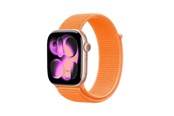 Smartwatch - Lisävarusteet - CRONG Nylon - Sport Band for Apple Watch 38/40/41/42 mm - Tropical Orange - CRG40NLBTRN