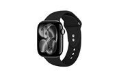 Smartwatch - Lisävarusteet - CRONG Liquid - Apple Watch Band 44/45/46/49 mm - Black - CRG-44LQB-BLK