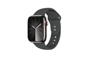 Smartwatch - Lisävarusteet - CRONG Liquid - Apple Watch Strap 44/45/46/49 mm - Graphite - CRG-44LQB-GRP