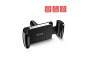 Puhelin - Muut lisävarusteet - CRONG Universal Smart Car Holder – Universal car phone holder for 4"-6.5" phones - black - CRG-CH2-BLK