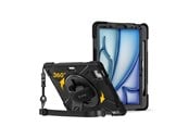 Tabletti - Kannet & Suojakotelot - CRONG Defender Plus – Rugged Case for iPad Air 11” (2026 – 2024) / iPad Air 10.9” - 5th-4th gen. - CRGDPIPDA11BLK