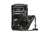 Tabletti - Kannet & Suojakotelot - CRONG Defender Plus – Rugged case iPad Pro 11" M5 (2025) / M4 (2024) - Black - CRGDPIPDP11BLK