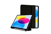 Tabletti - Kannet & Suojakotelot - CRONG FlexFolio – iPad 11" (2025) / iPad 10.9" (2022) Case with Apple Pencil - Black - CRG-FXF-IPD109-BLK
