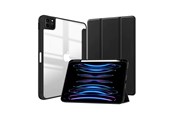 Tabletti - Kannet & Suojakotelot - CRONG PrimeFolio – Case for iPad Air 11” (2026-2024) / iPad Air 10.9” (5th-4th gen.) / iPad Pro 11" (2022-2021) - Black/Clear - CRG-PRF-IPD11-BLK