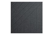 Sisustus - Middle Atlantic TruTile - acoustic wall panel - square - 61 x 61 cm - charcoal grey - AUTT22SQWSTSMCHG