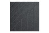 Sisustus - Middle Atlantic TruTile - acoustic wall panel - square - 61 x 61 cm - silver grey - AUTT22SQWSTSMSLG
