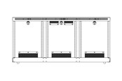 Seinäkiinnitys, AV-kiinnikkeet & AV-kalusteet - Middle Atlantic C5 Series Credenza mounting component - for AV rack - off white - Max - recommended for - C5-VENT3-OW