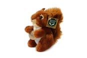 Pehmolelu - Rappa - Realistic Plush Squirrel 16 cm Eco-Friendly - 251939